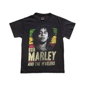 Y2K Bob Marley And The Wailers Rasta Reggae Band T Shirt